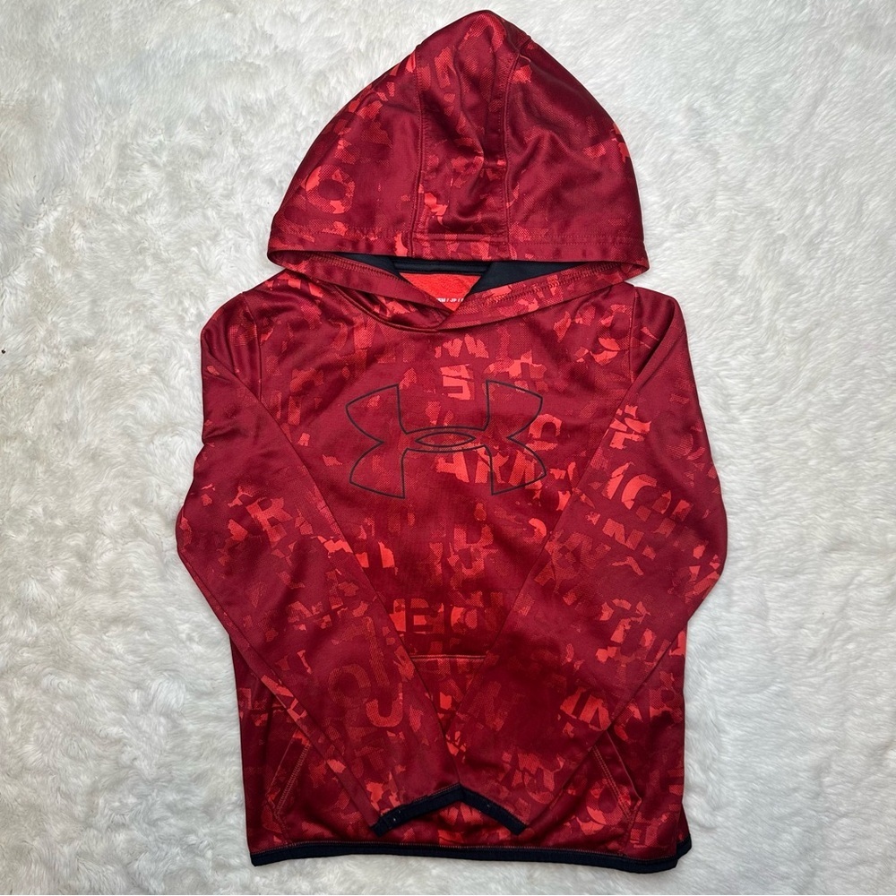 Under Armour Hoodie Pullover Red Size Small